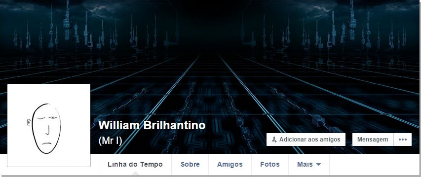 Profile falso de nosso personagem